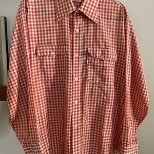 Vintage Levi’s USA gingham button down shirt